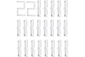 FILLIS Magneti per zanzariere, 22 pezzi di strisce magnetiche Clip magnetiche autoadesive per zanzariere senza trapano per il fissaggio di zanzariere per finestre Zanzariere per insetti