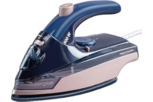 PROFI CARE Proficare, Mini Fer à Repasser de Voyage 800W PC-DB3125 - Bleu-Rose, Compact et Léger, Semelle Céramique Superglide, 3 Fonctions (Vapeur, Verticale, Sèche), Réservoir Transparent 40ml, Poignée Pliable