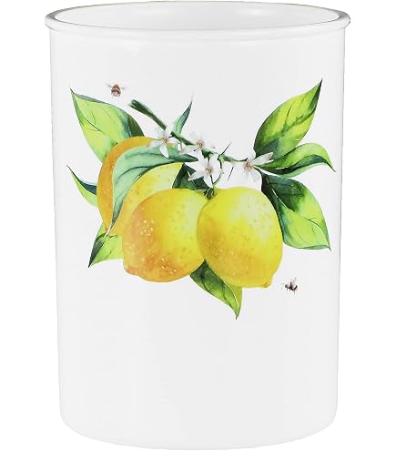 Repose-cuillère Céramique Lemon Grove | Décoration Cuisine British | Support Ustensiles Chauds