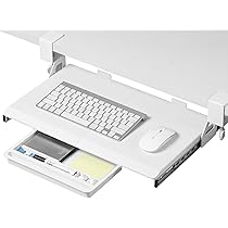 Vassoio Per Tastiera VIVO Sotto Scrivania - Estraibile, Compatto 20x11 Pollici, Con Morsetto Robustissimo - Foto 5