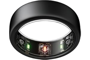 Oura Ring Gen3 Horizon - Misura 10, Stealth | Monitora sonno, frequenza cardiaca e fitness - Batteria fino a 7 giorni - Compatibile con iOS/Android - Provalo con il kit di misurazione Oura