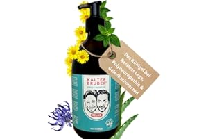 ‎KALTER BRUDER Kalter Bruder® Relax - Kühlgel bei Restless Legs, Polyneuropathie | Schnelle Schmerzlinderung & Regeneratio | Mit echter Aloe Vera, Arnika, Menthol, Kampfer & Teufelskralle (500ml Flasche)