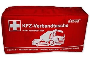 KALFF 7151 KFZ-Verbandtasche DIN Standard DIN 13164 mit Erste-Hilfe Broschüre