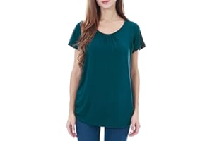 Smallshow Women’s Maternity Nursing Tops Short Sleeve Modal Breastfeeding T Shirt