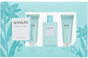 Set de Perfume Mujer Amichi Sensual Flower 3 Piezas