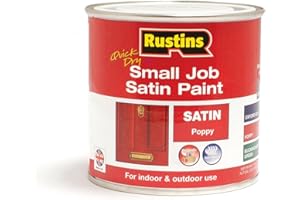 RUSTINS Small Job Satin Paint Poppy 250ml