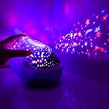 lizber baby night light moon star projector