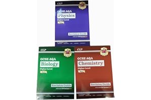 New GCSE Biology AQA Revision Guide & Chemistry, Physics Higher includes Online Edition 9-1 Videos & Quizzes Collection 3 Books Set