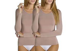 VALKO INDUSTRY Camiseta Termica Mujer - Camiseta Manga Larga - Ropa Termica - Interior Invierno - Camiseta Invierno Mujer - Camiseta Termica - Camiseta Termica Invierno - Ropa Termica Invierno