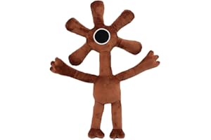 BENOLLS Rainbow Friends Peluche,Rainbow Friends Plush Stuffed Toy,Popular Toy,Noël Stuffed Toy Cadeau de Poupée en Peluche Animale pour Enfants et Fans de Jeux（Marron