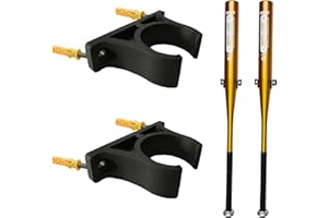 Pmsanzay Soporte de pared universal vertical para bates de béisbol, sóftbol, bate de béisbol, soporte de pared, soporte de pared para 2 bates, fácil de instalar, accesorios incluidos, sin bate