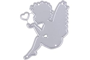 DEMIAWAKING La Cabina Petit Ange Dies DIY Découpe Bricolage Découpage Carré Stencils Bricolage Album Bricolage Embossing Card Album de Scrapbooking pour Fête Marriage Anniversaire