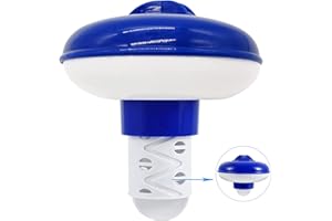 CMXOAJ Floating Chlorine Dispenser for Hot Tub & Pool - Stretchable Tablet Dispenser (5 Inch)
