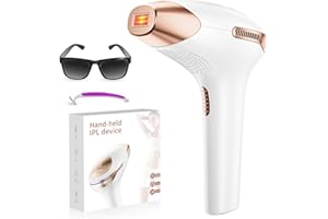 PRETTIVO IPL Geräte Haarentfernung Laser mit 3 Erweiterte Funktionen-HR/SC/RA und 9 Energiestufen, 21J Effizient Laser Haarentfernung für Männer, Frauen, Achseln, Beine, Körper - 999.900 Lichtimpulse