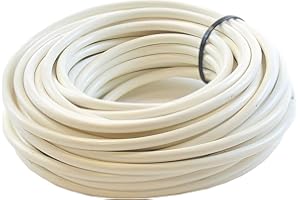 Ali's DIY 3 Core Round White Flex Flexible Cable 0.75 MM - 10 metre Cut Length