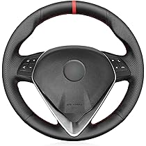 Coprivolante Auto Per Alfa Romeo - Pelle Carbonio Antiscivolo | 159, 147, Giulietta, Giulia - Foto 4