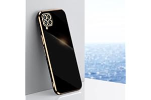 JIEZUIMEI Funda para Huawei P40 Lite/Nova 7i Carcasa, Galvanoplastia Ultra Fina TPU Suave Flexible Case Anti-Choques y Anti- Arañazos Case para Huawei P40 Lite/Nova 7i Negro