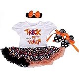 BabyPreg Il mio primo costume di Halloween per neonati Costume da zucca per il Ringraziamento Bambino della bambina