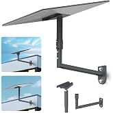 XLTTYWL Starlink Gen 3 Mount, soporte de pared ajustable de 360&deg; V3 Starlink, kit de montaje de poste Star Link Gen3 con adap