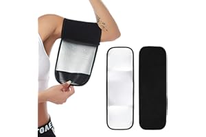 Jowrun 2 Pezzi Fascia Braccia Dimagrante, regolabili e brucia grassi, Cintura Braccio Regolabile Brucia Grassi Sudorazione, per sudorazione e fitness Adatte a corsa, palestra, yoga, donne e uomini