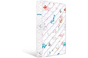 Ours à bulles Hochwertige Schaumstoff Matratze 70x140, Hochwertiger Weicher Mikrofaserstoff - Hypoallergen, 13 cm Starke Und Weiche Kindermatratze, Ungiftige Babymatratze Nach Öko-Tex Standard 100.