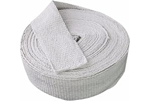 Jonoisax Ruban Isolant en Fibres céramiques - Couverture Isolante Ignifuge 2400F,1000 * 500 * 2mm