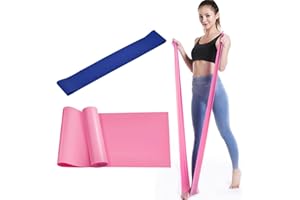 KERATOBLEEM Elastici Palestra,Fitness Resistance Band Elastici per Fisioterapia Esercizi Yoga, Pilates, Schiena Stretching, Sviluppo Muscolare,Casa, Palestra