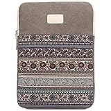 Feisman 13-13,6 Zoll Laptop-Hülle Tasche Laptop Schutzhülle für 13 Zoll MacBook Air / Pro und iPad Ultrabook Notebook Tragetasche -(Grau)