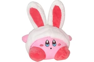 FISAPBXC K-irby Peluche, K-irby Peluche Toys Poupée en Peluche, Jouet pour Enfants Mignonne Étreindre Oreiller Peluche Animé Peluche Poupée Anniversaire Fête Cadeaux pour Enfants (20cm)