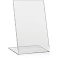 Présentoir En L DIN A4 Paysage Plexiglas Original VITAdisplays - Support Table Publicitaire Incliné