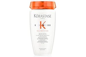 Kérastase Nutritive, Champú Hidratante, Para Cabello seco, Fortalece y repara, Con proteínas vegetales, Bain Satin, 250 ml