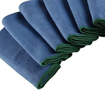WypAll Cleaning Premium Microfiber Cloth, High Absorbency, Dust and Lint free cleaning, Pack of 6 Cloths, Blue