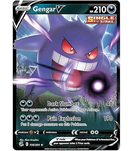Gengar 066/196 - Set Evolution Gastly Haunter Lost Origin Carte Pokemon
