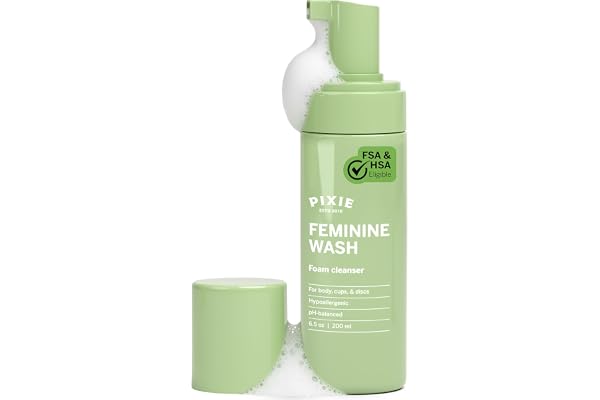 Pixie Cup Mieux que Diva Coupe menstruelle liquide de lavage Moussant Distributeur Tous les ingrédients biologiques et naturels et Healthiest meilleure façon de nettoyer votre période Coupe 200ml