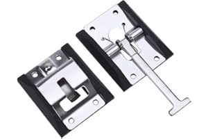 Vorcool - Cierre de puerta de entrada con cremallera de acero inoxidable para remolques de caravana