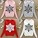 Zeagoo® Womens Pullover Sweatshirts Winter Warm Snowflake Print Cotton Blouse Tops