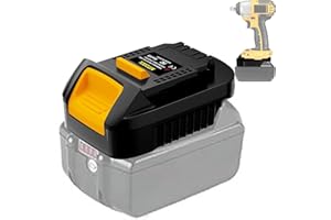 TEPULAS MT20DL Battery Adapter for Makita to for Dewalt Tool, Adapter Convert for Makita 18V Lithium Battery BL1820 BL1830 BL1840 to replace for DeWalt 20V Lithium Battery DCB200 DCB201 DCB202(No Battery)