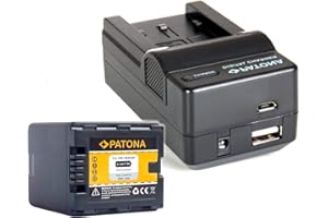 Bundlestar VW-VBN260-E Set mit Ladegerät 4in1 und Akku - Kompatibel mit Panasonic HDC SD800 SD900 SD909 TM900 HS900 - HC X929 X810 X909 X900 X800