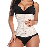 Kolnaix O³ Corsetto Stringivita - Waist Trainer | Modellante e Contenitivo - Chiusura Regolabile a gancetto 3 File | Taglie D