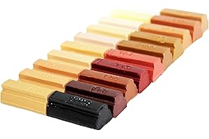 KÖNIG Softwax Set 120-20 Abat-Jour en Bois Clair à foncé