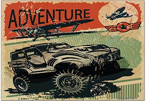 Fridge Magnet Vintage Car adventure jeep