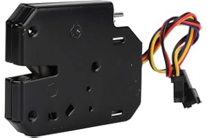 DC 12 V 2A Elektromagnetisk elektrisk styrning, smart solenoidskåp, lådor, smart magnetlås, svart stållås för säker enhet min