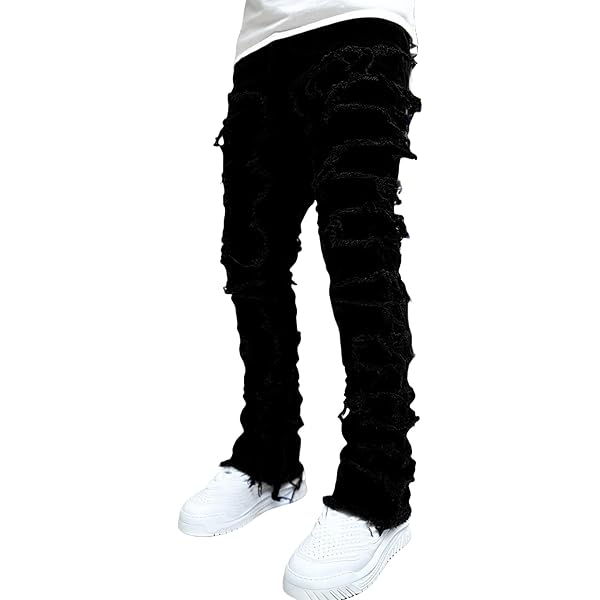 mnml Men's X597 Paneled Skinny Stacked Denim: Buy Online at Best