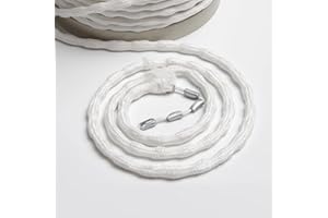 RHBHY 800g Pesas para Cortinas 10m Cuerda de Plomo para Cortinas Contrapeso Cortina Varios Gramajes No Se Oxida Sin Ruido, para Mantel de Cortina de Ducha de Cortina - 80 g/m (80g/M)