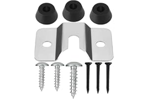 chinejaper Lot de 10 supports de fixation pour cible de fléchettes - Support mural avec 3 patins pour accrocher des crochets à vis