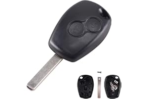 HEART HORSE Serce koń 2 przyciski do kluczyka samochodowego etui na pilota zamiennik kompatybilny z Renault clio Megane Laguna Kangoo Modus Dacia, Twingo Key Shell