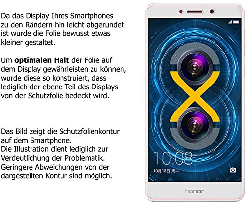 Honor 6X Schutzfolie – 6x dipos Displayschutzfolie Folie matt - 6