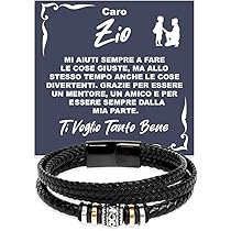MILAKOO Bracciali In Pelle Intrecciata Da 6 Pezzi Per Uomo - Foto 10