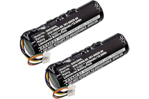 subtel, Batería para Collar para Mascotas Compatible con Garmin Astro DC40, Astro DC20, Astro DC30 (3400mAh, 3.7V) 2X Batería de Repuesto 010-10806-20
