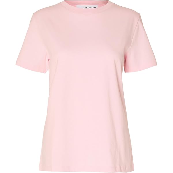 Selected SLFMY PERFECT TEE BOX CUT - T-shirt basic - black/nero